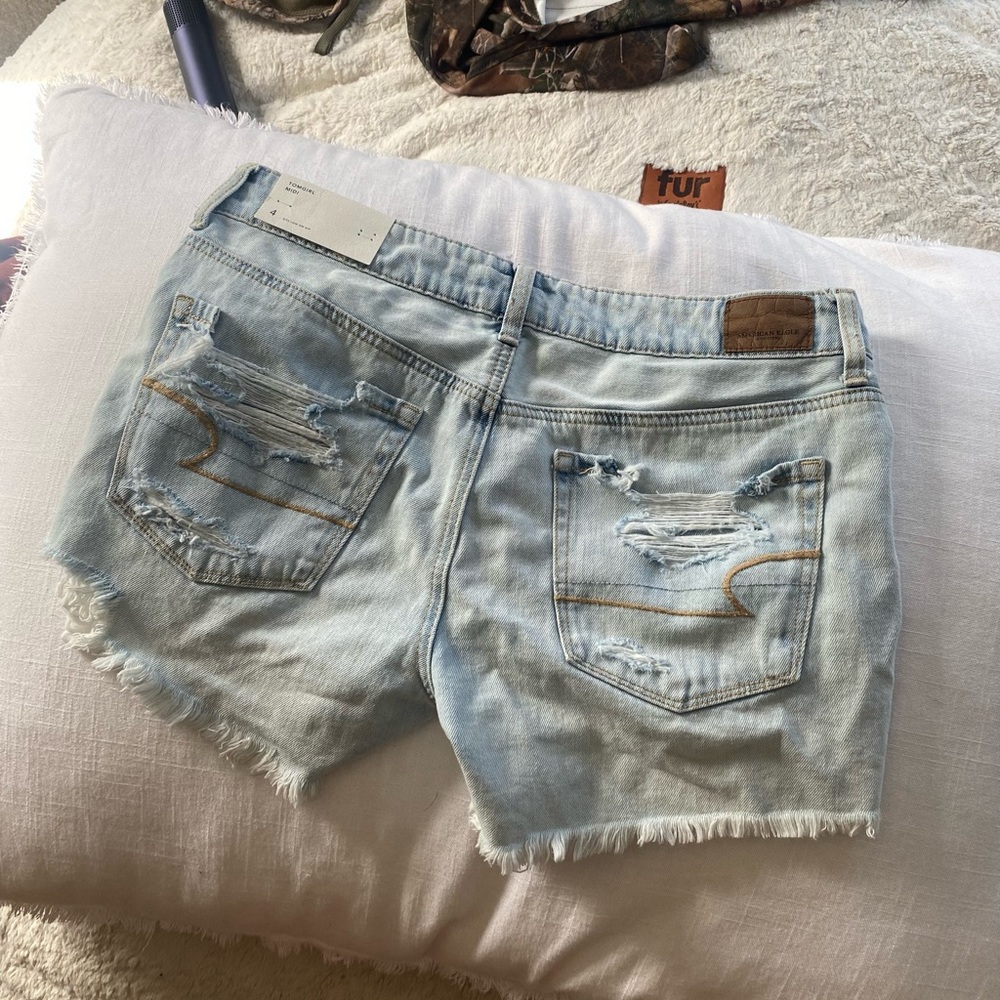 Denim shorts